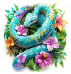 PW045e - Wooden puzzles "Snake's Haven"