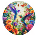 PW040e - Wooden puzzles "Hummingbirds"