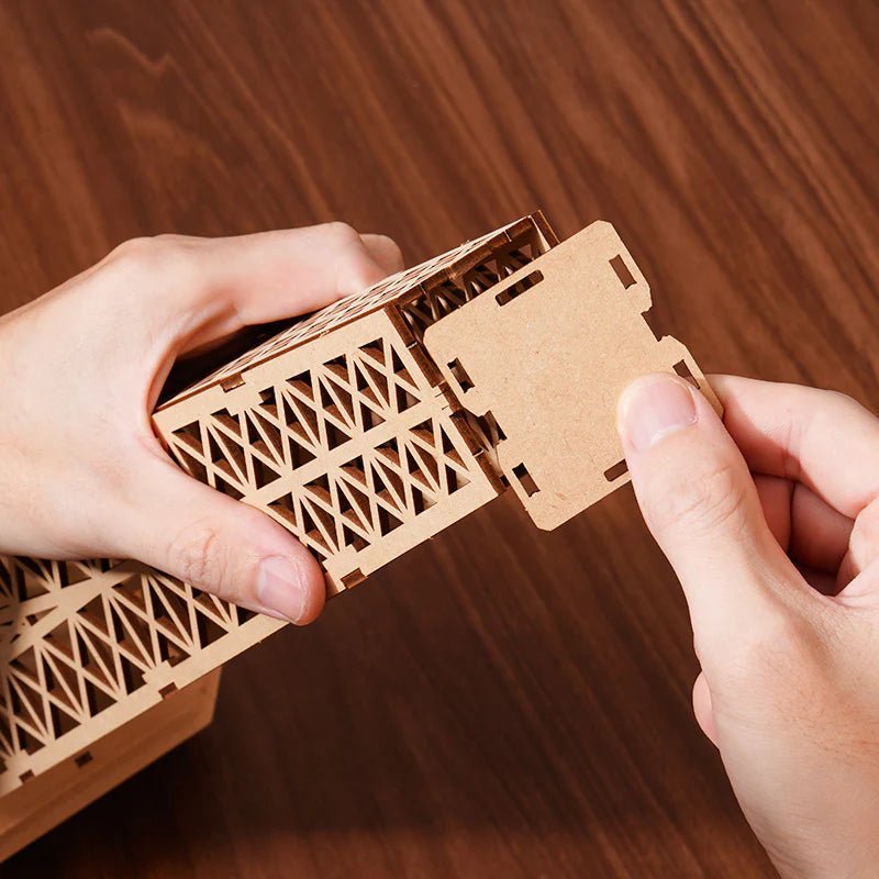 3D Wooden Mechanical Puzzle Kit, Eiffel Tower Plus (TGC02) – Wooden constructors | Varvikas