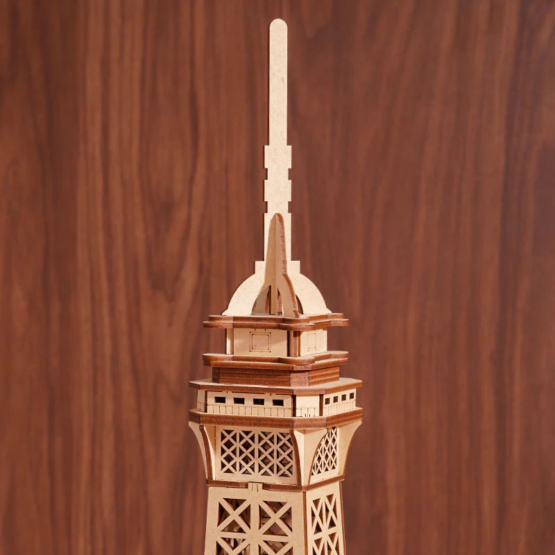 3D Wooden Mechanical Puzzle Kit, Eiffel Tower Plus (TGC02) – Wooden constructors | Varvikas