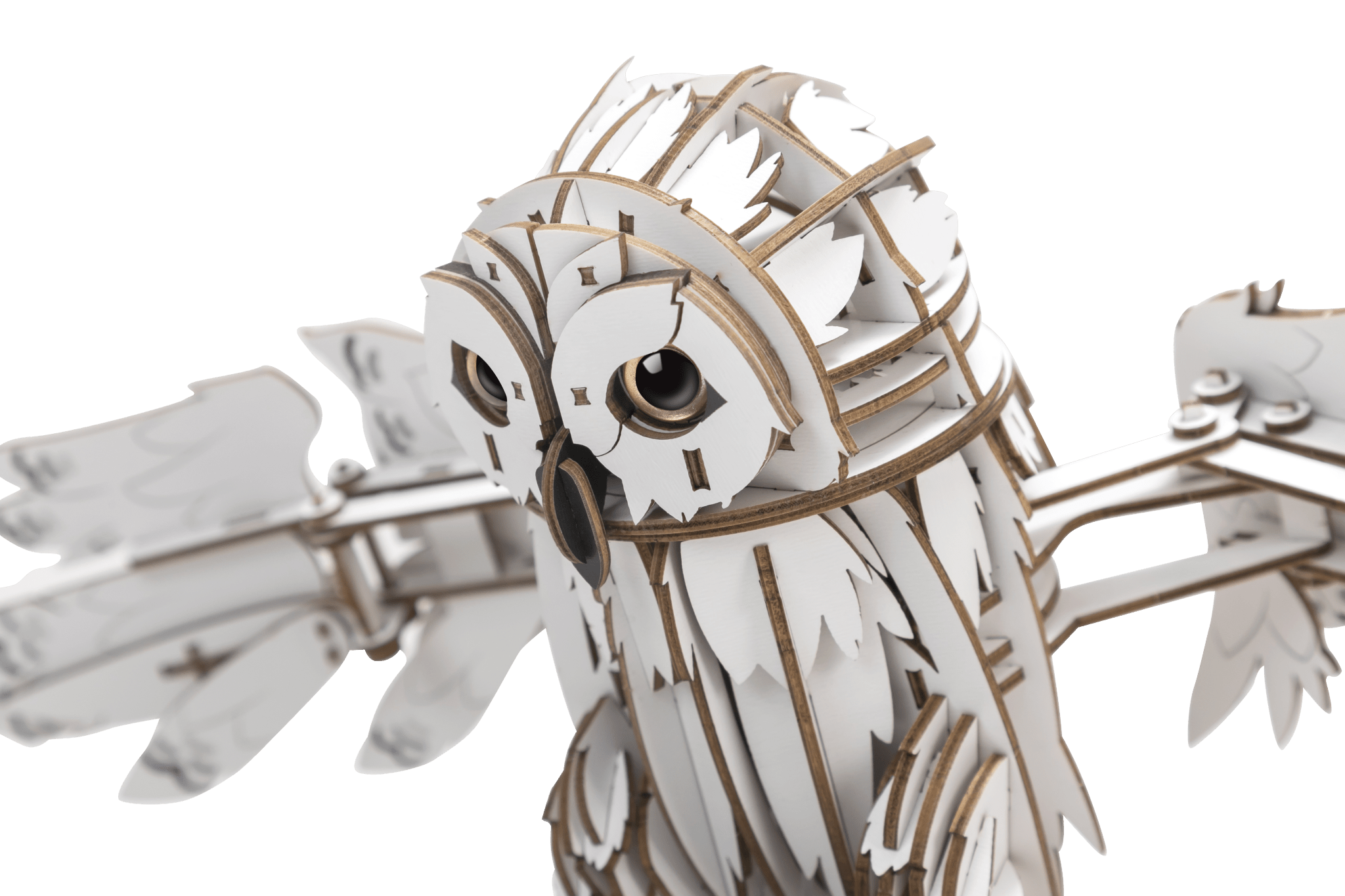 3D Wooden Mechanical Puzzle Kit, Hedwig (1613) – Wooden constructors | Varvikas