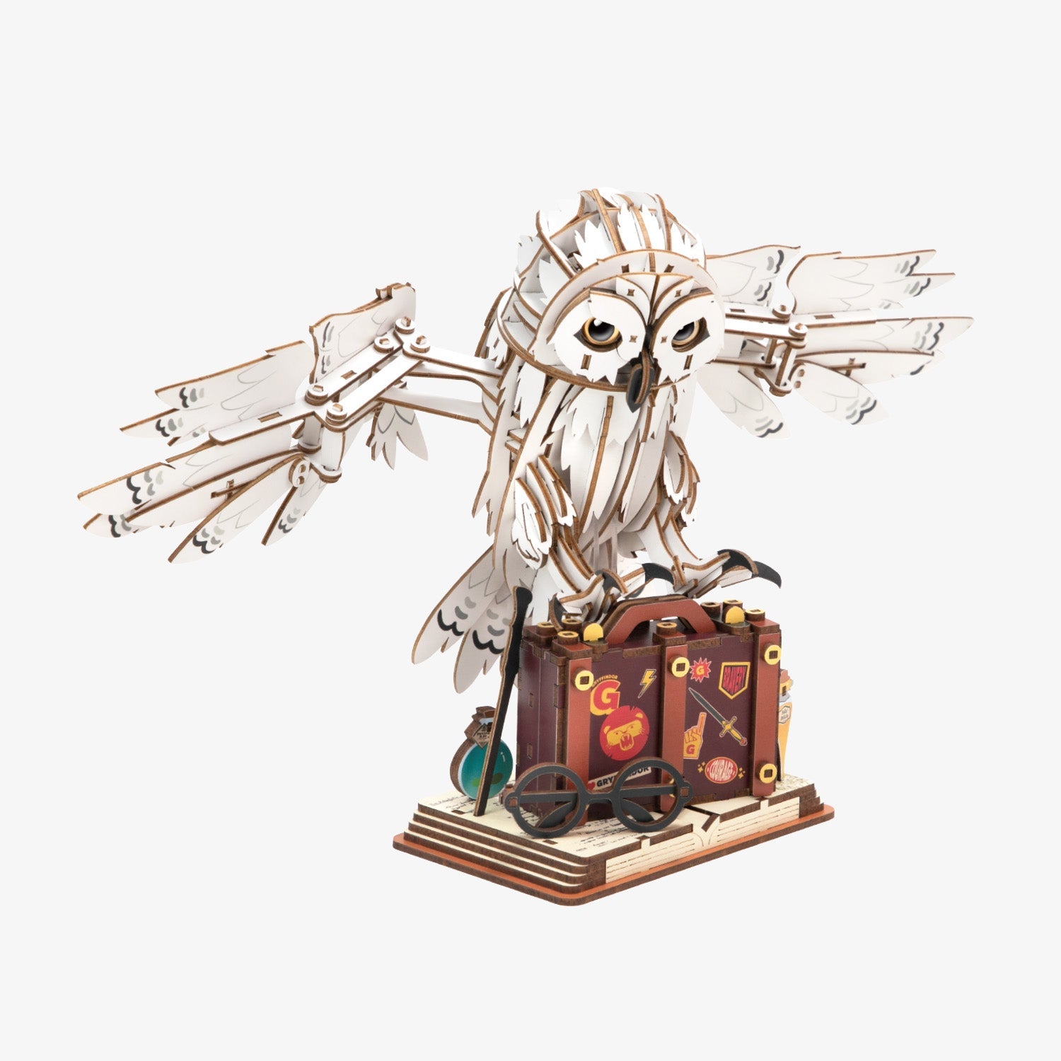 3D Wooden Mechanical Puzzle Kit, Hedwig (1613) – Wooden constructors | Varvikas