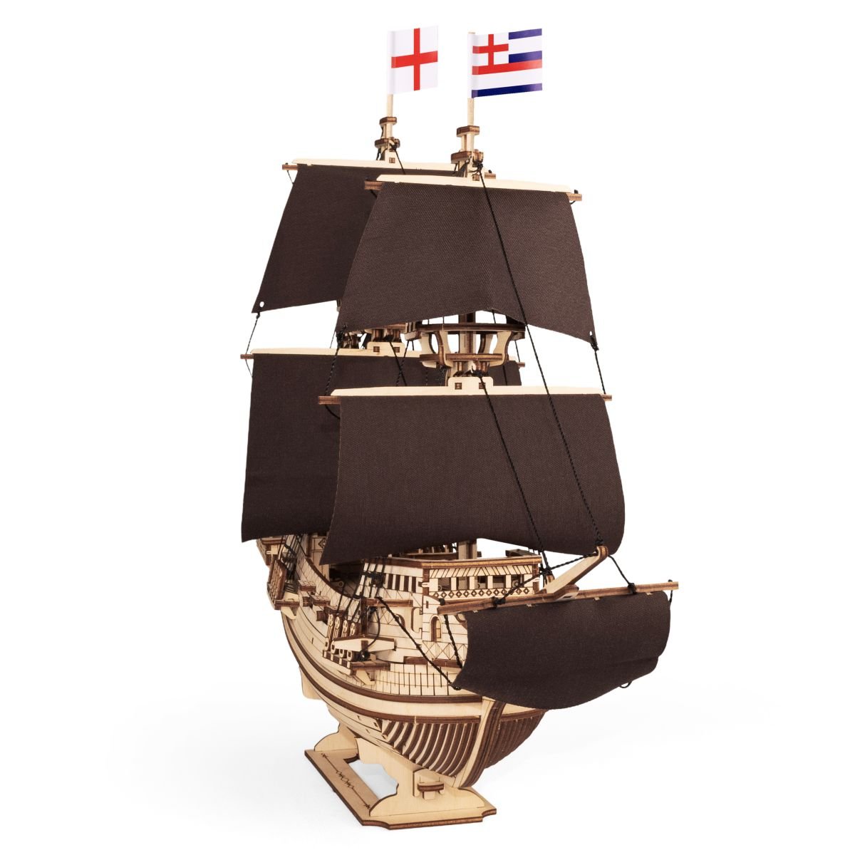 3D Wooden Mechanical Puzzle Kit, Lord of the Seas (BEW017e) – Wooden constructors | Varvikas.Shop