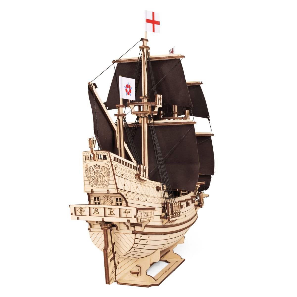 3D Wooden Mechanical Puzzle Kit, Lord of the Seas (BEW017e) – Wooden constructors | Varvikas.Shop