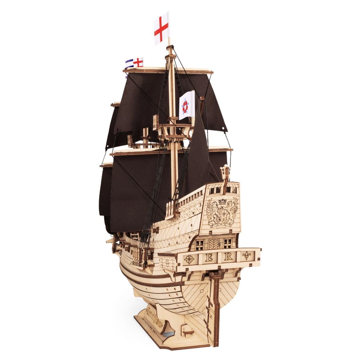3D Wooden Mechanical Puzzle Kit, Lord of the Seas (BEW017e) – Wooden constructors | Varvikas.Shop