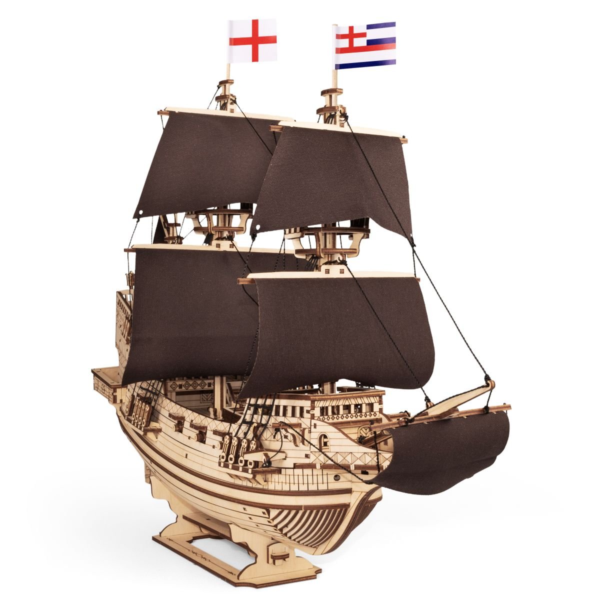 3D Wooden Mechanical Puzzle Kit, Lord of the Seas (BEW017e) – Wooden constructors | Varvikas.Shop