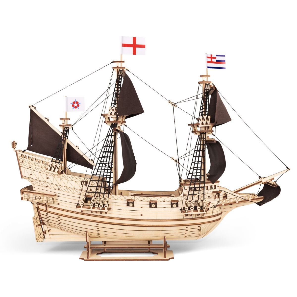 3D Wooden Mechanical Puzzle Kit, Lord of the Seas (BEW017e) – Wooden constructors | Varvikas.Shop