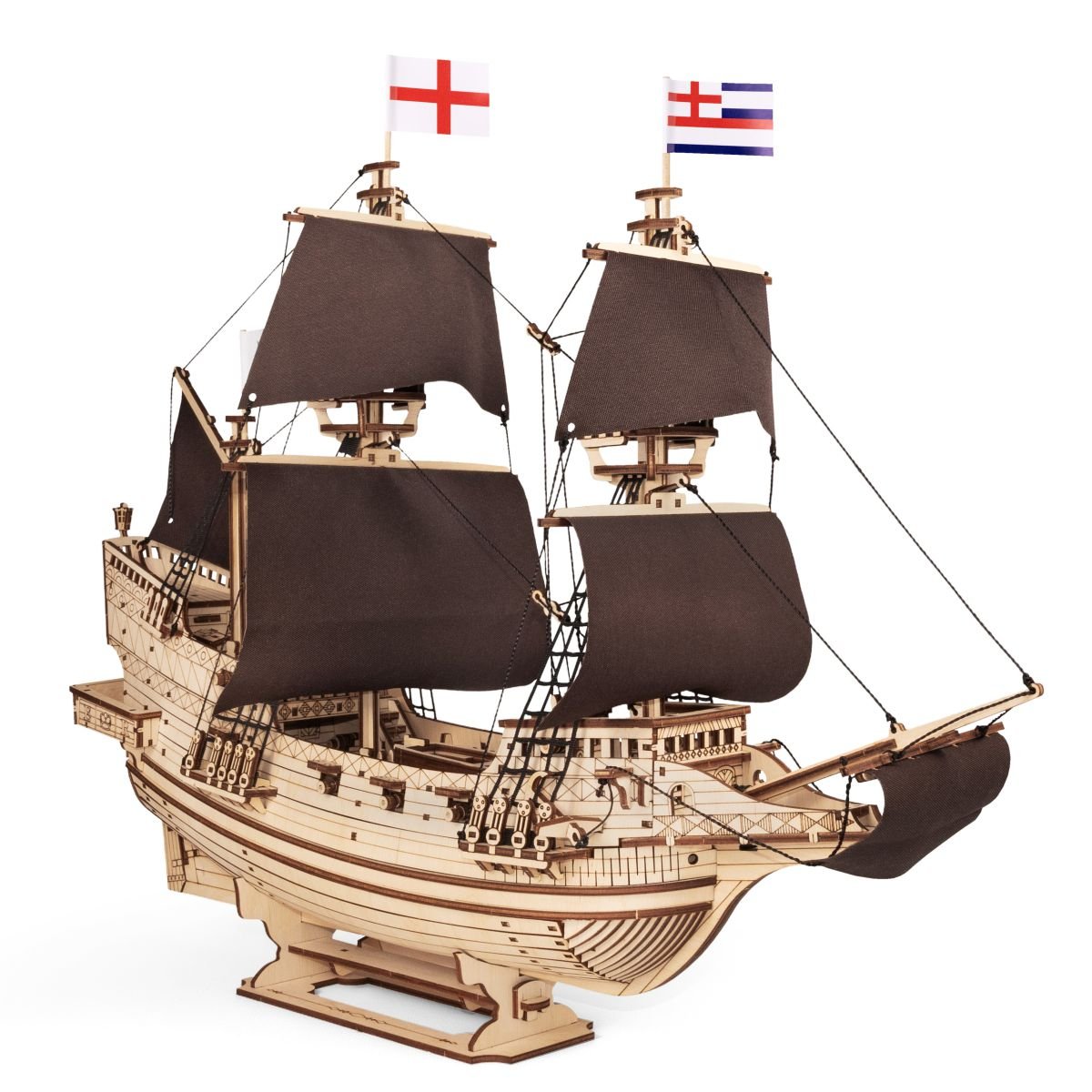 3D Wooden Mechanical Puzzle Kit, Lord of the Seas (BEW017e) – Wooden constructors | Varvikas.Shop