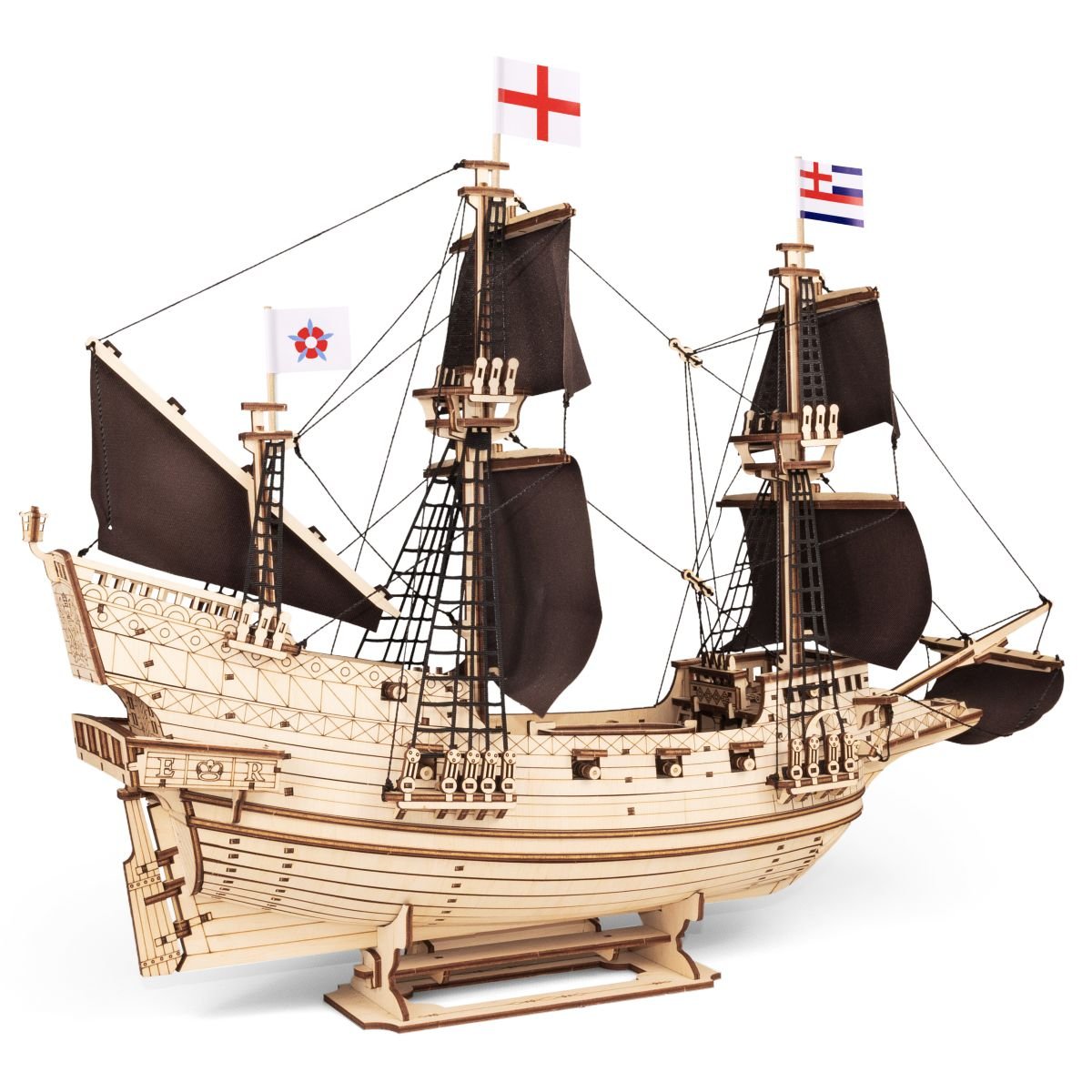 3D Wooden Mechanical Puzzle Kit, Lord of the Seas (BEW017e) – Wooden constructors | Varvikas.Shop