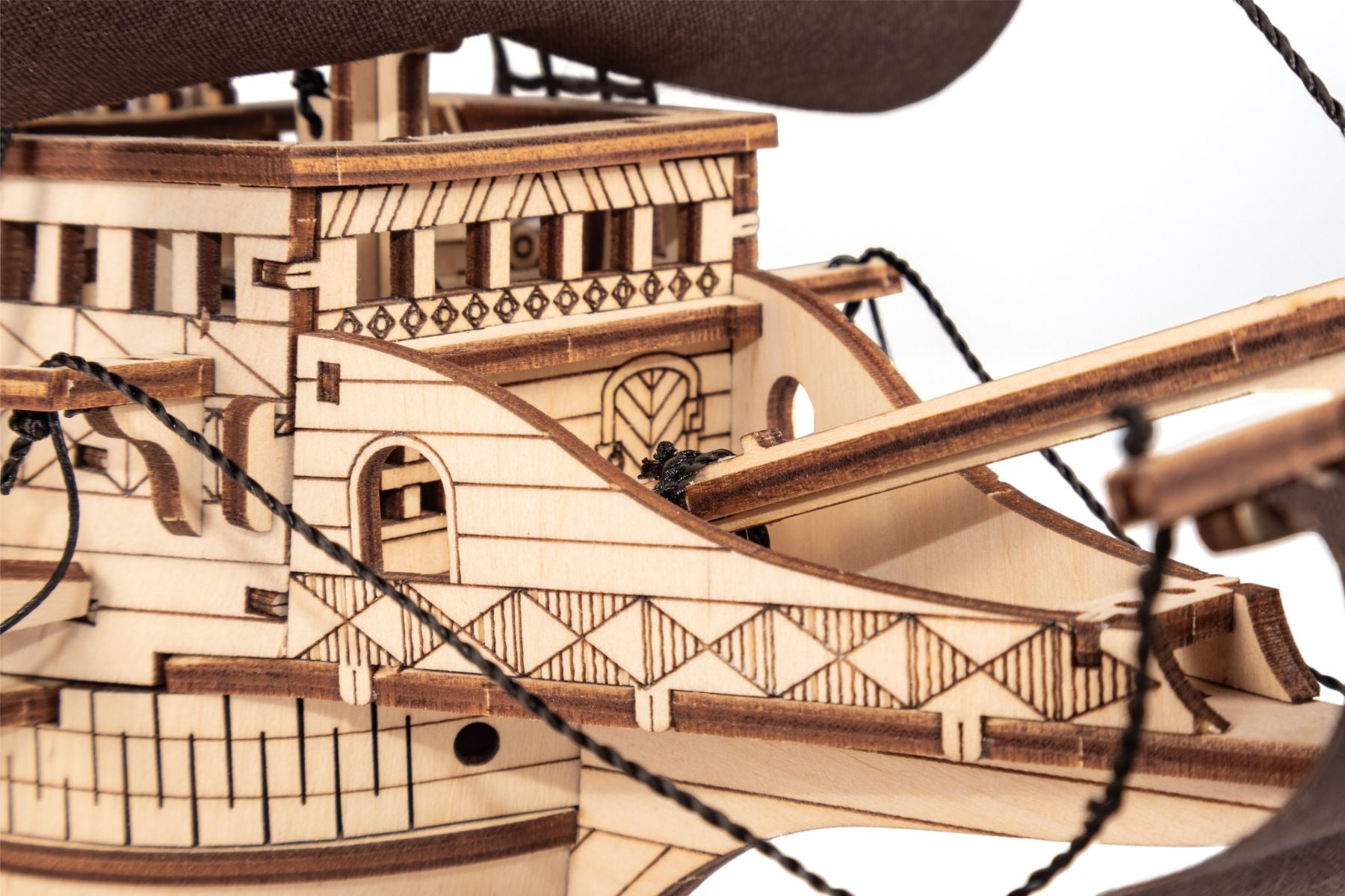 3D Wooden Mechanical Puzzle Kit, Lord of the Seas (BEW017e) – Wooden constructors | Varvikas.Shop