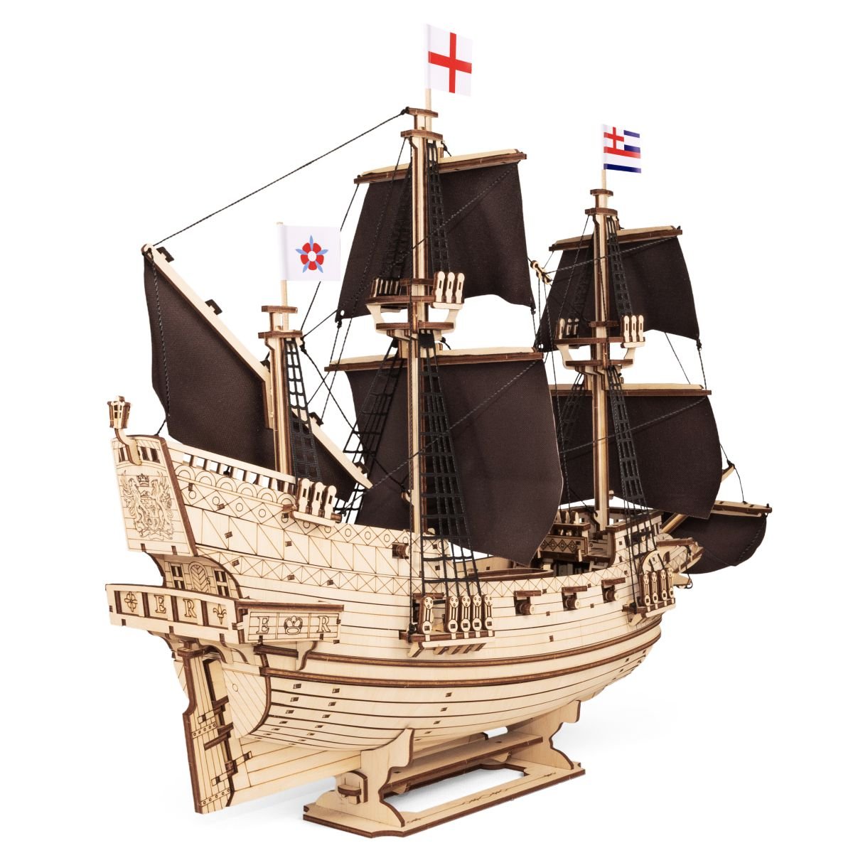 3D Wooden Mechanical Puzzle Kit, Lord of the Seas (BEW017e) – Wooden constructors | Varvikas.Shop