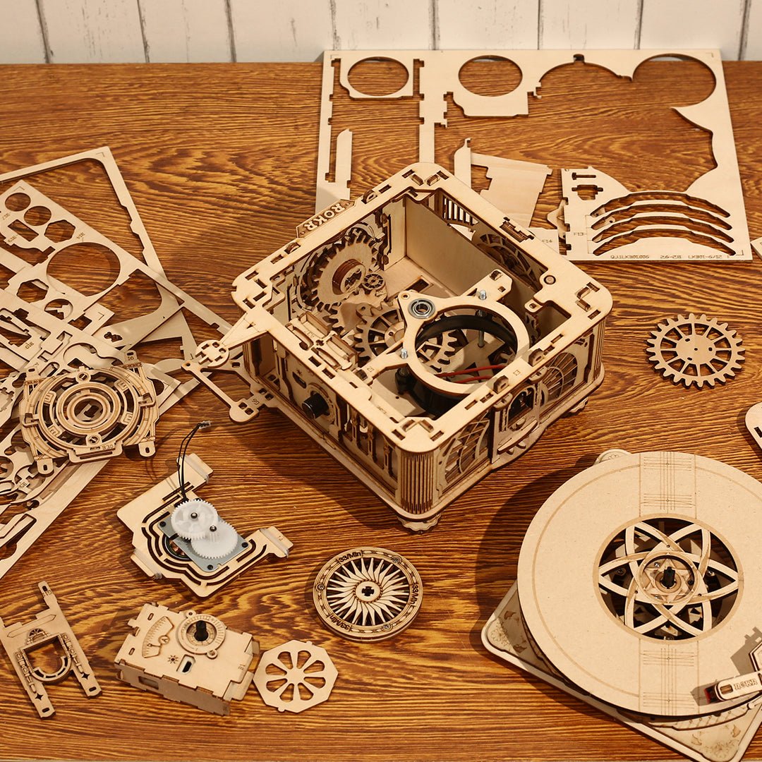 3D Wooden Model Kit | Classical Gramophone (RK010e) – Wooden constructors | Varvikas.Shop