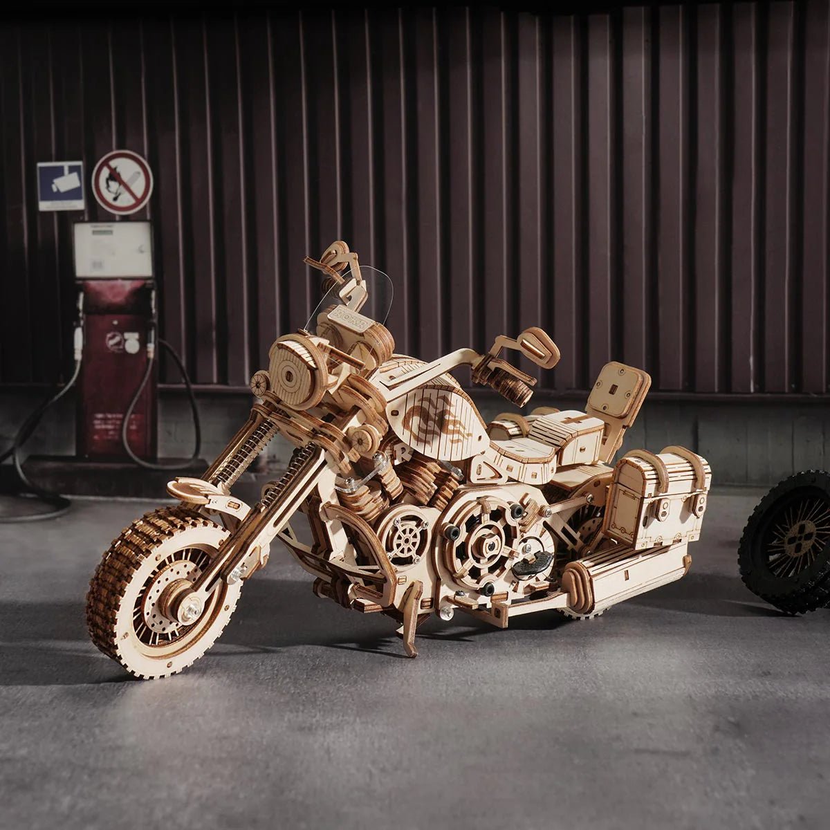 3D Wooden Model Kit | Cruiser Motorcycle (RK026e) – Wooden constructors | Varvikas.Shop