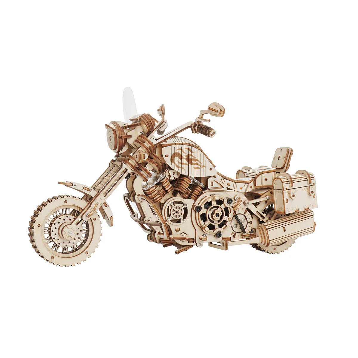 3D Wooden Model Kit | Cruiser Motorcycle (RK026e) – Wooden constructors | Varvikas.Shop