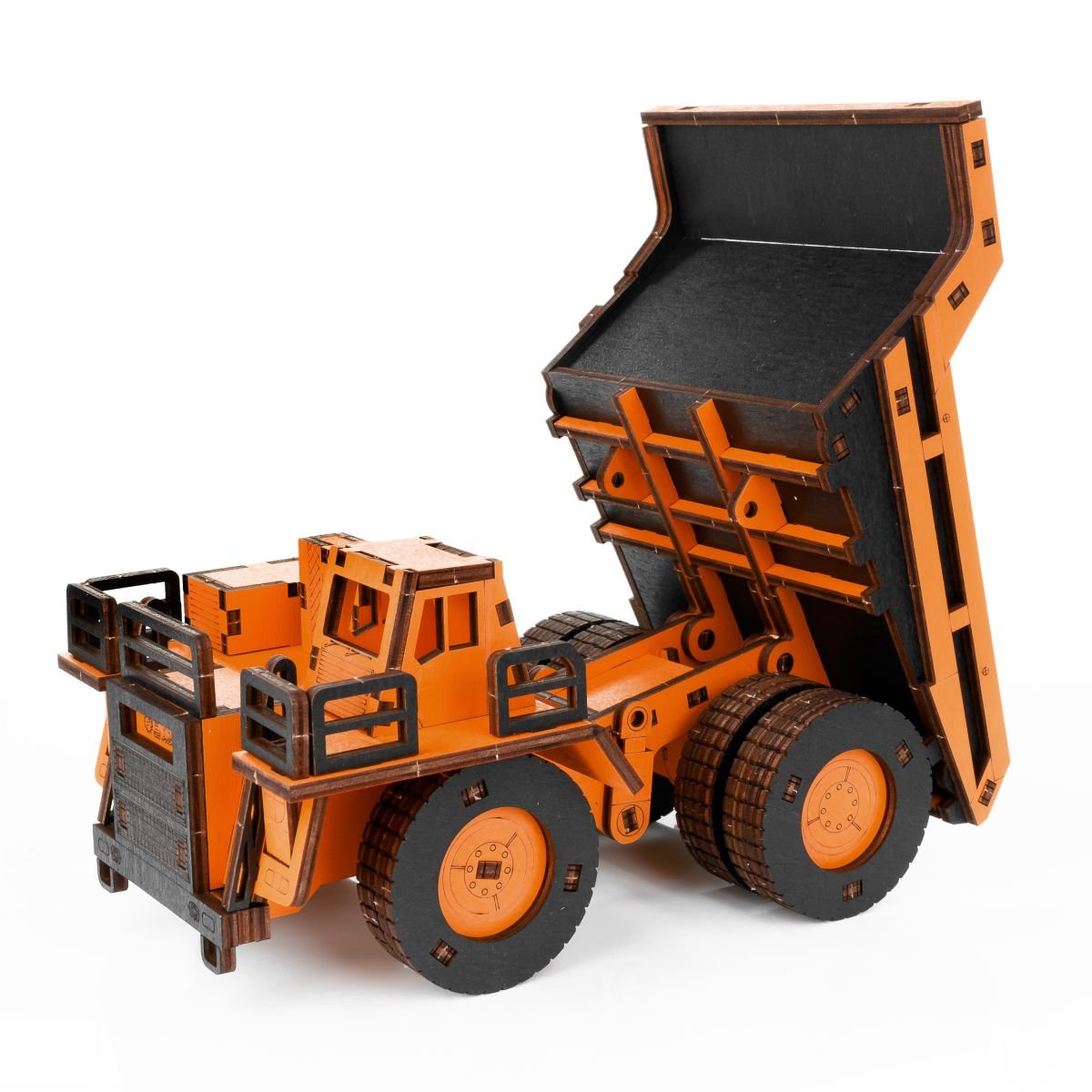 3D Wooden Model Kit | Dump Truck (BEW013e) – Wooden constructors | Varvikas.Shop