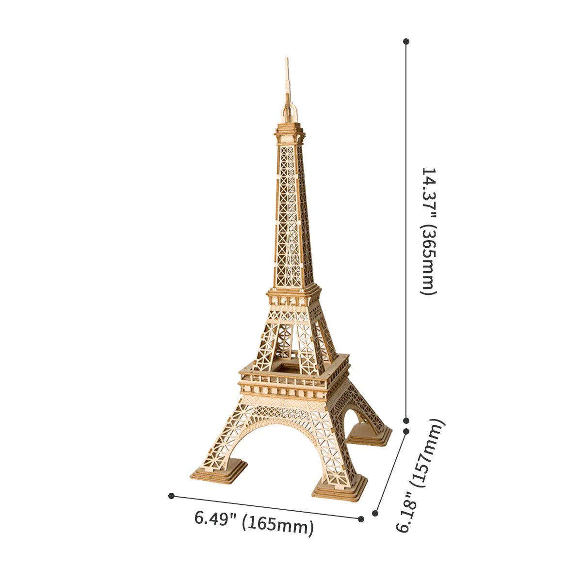 3D Wooden Model Kit | Eiffel Tower (RA007e) – Wooden constructors | Varvikas.Shop