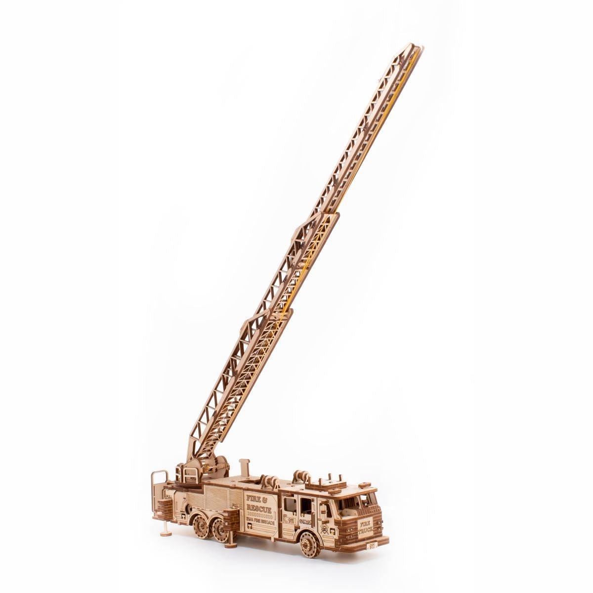 3D Wooden Model Kit | Fire Truck (BEW009e) – Wooden constructors | Varvikas.Shop