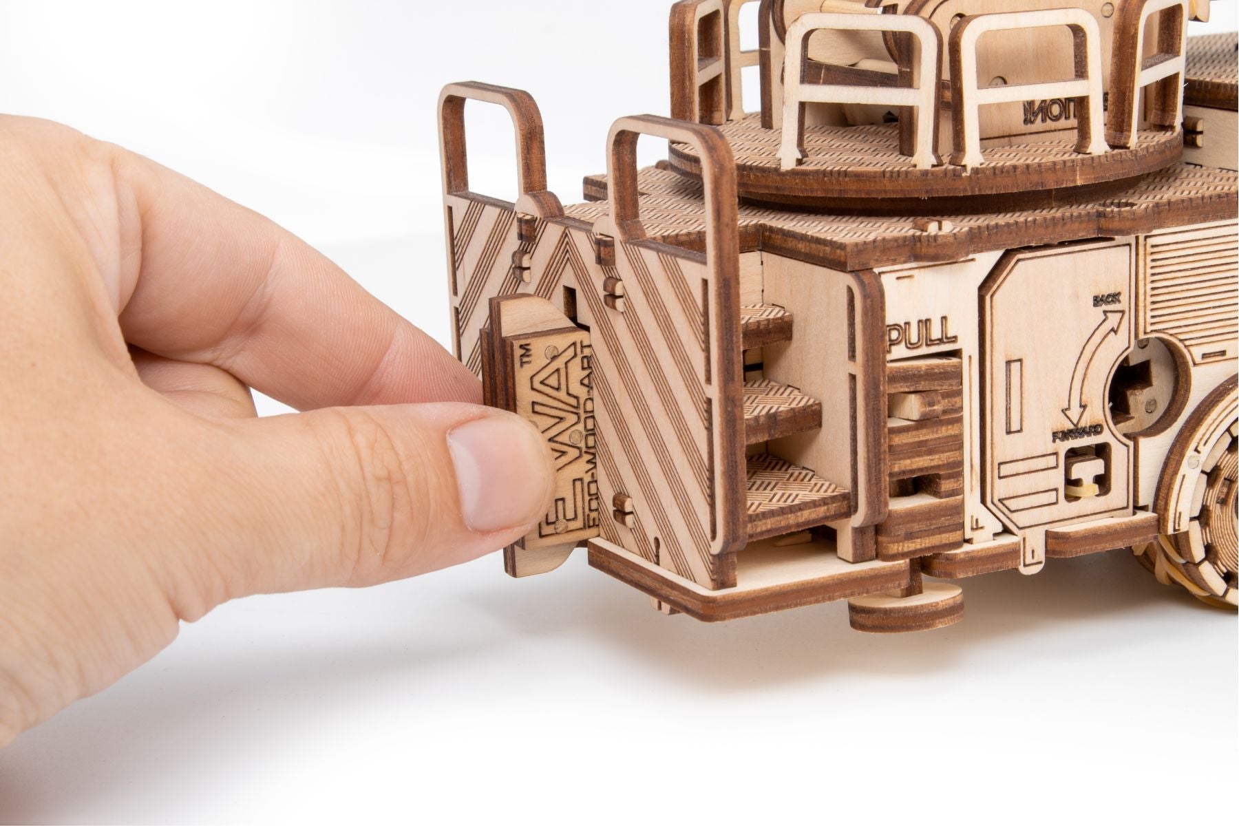 3D Wooden Model Kit | Fire Truck (BEW009e) – Wooden constructors | Varvikas.Shop