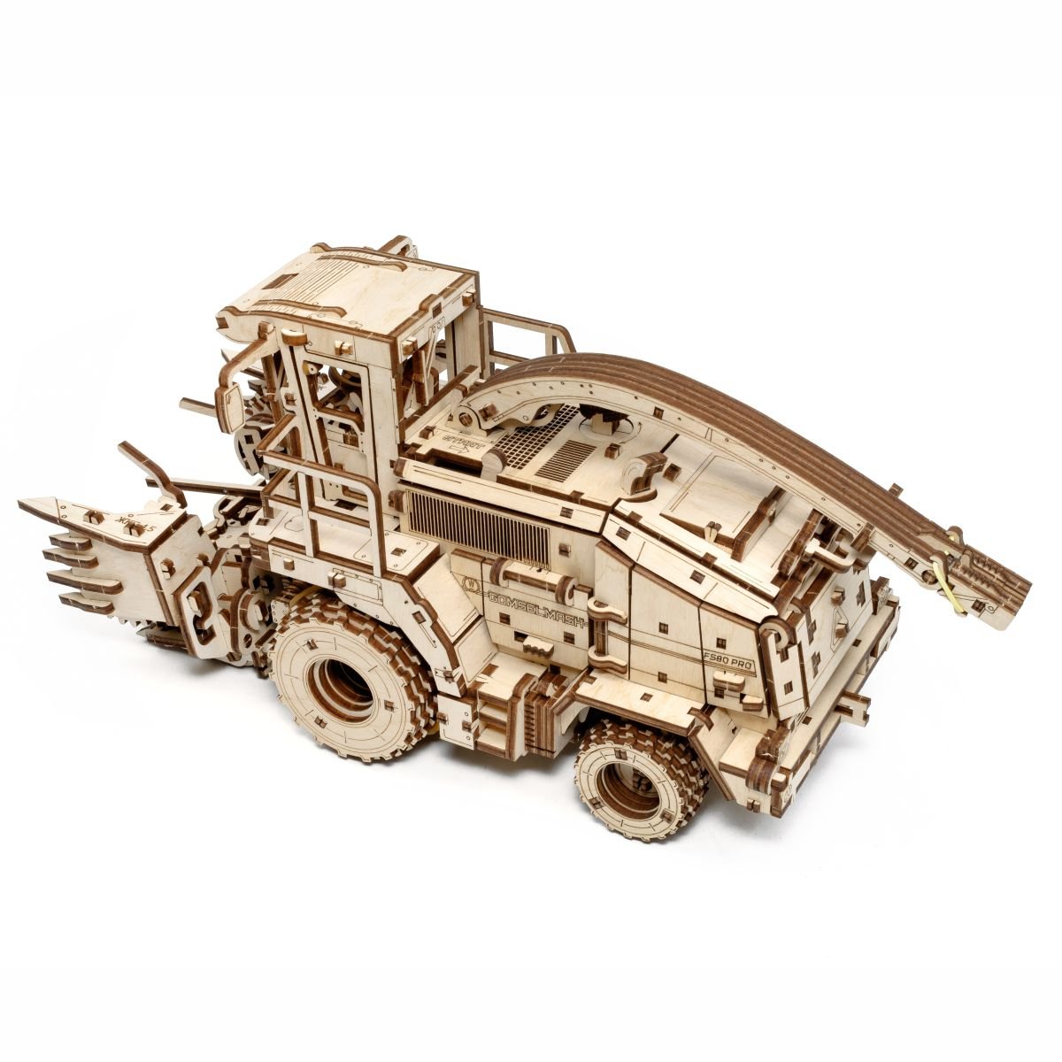 3D Wooden Model Kit | Harvester FS80 (BEW014e) – Wooden constructors | Varvikas.Shop