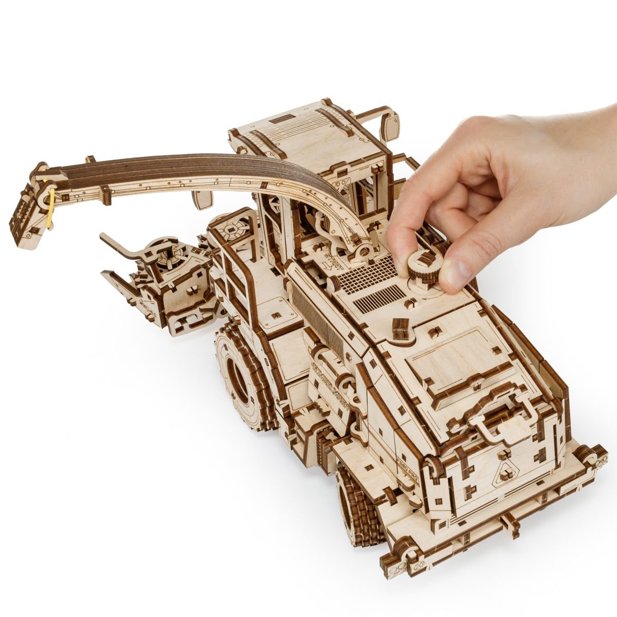 3D Wooden Model Kit | Harvester FS80 (BEW014e) – Wooden constructors | Varvikas.Shop