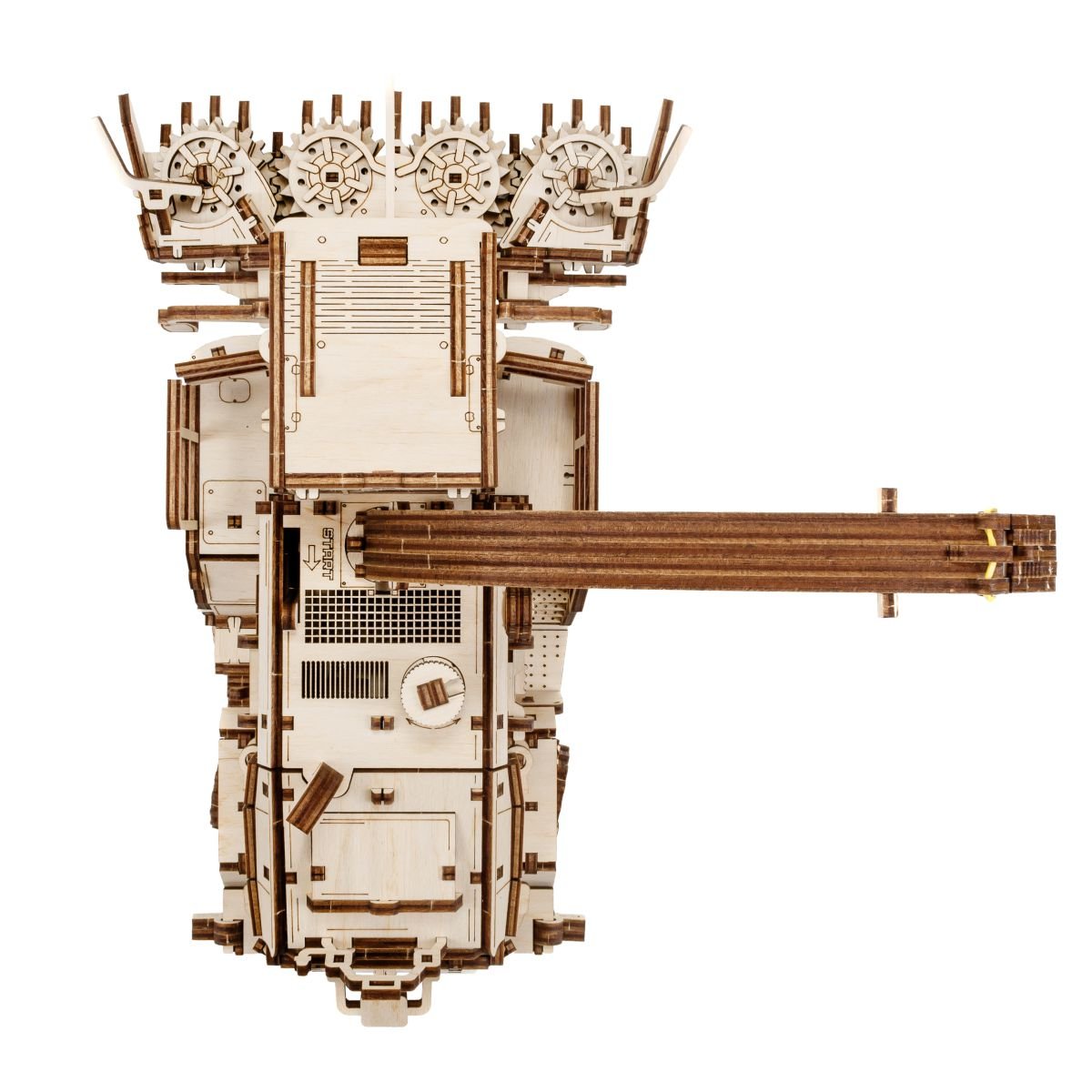 3D Wooden Model Kit | Harvester FS80 (BEW014e) – Wooden constructors | Varvikas.Shop