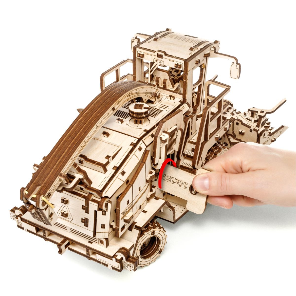 3D Wooden Model Kit | Harvester FS80 (BEW014e) – Wooden constructors | Varvikas.Shop