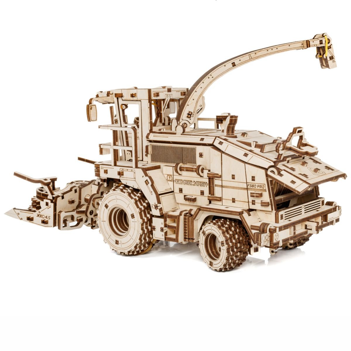 3D Wooden Model Kit | Harvester FS80 (BEW014e) – Wooden constructors | Varvikas.Shop