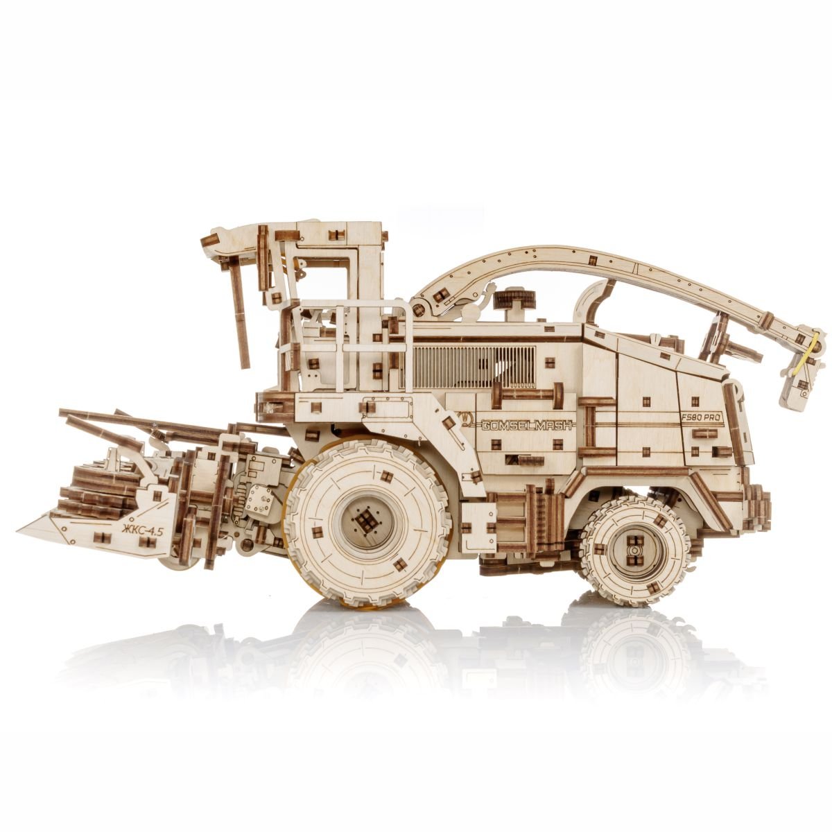 3D Wooden Model Kit | Harvester FS80 (BEW014e) – Wooden constructors | Varvikas.Shop