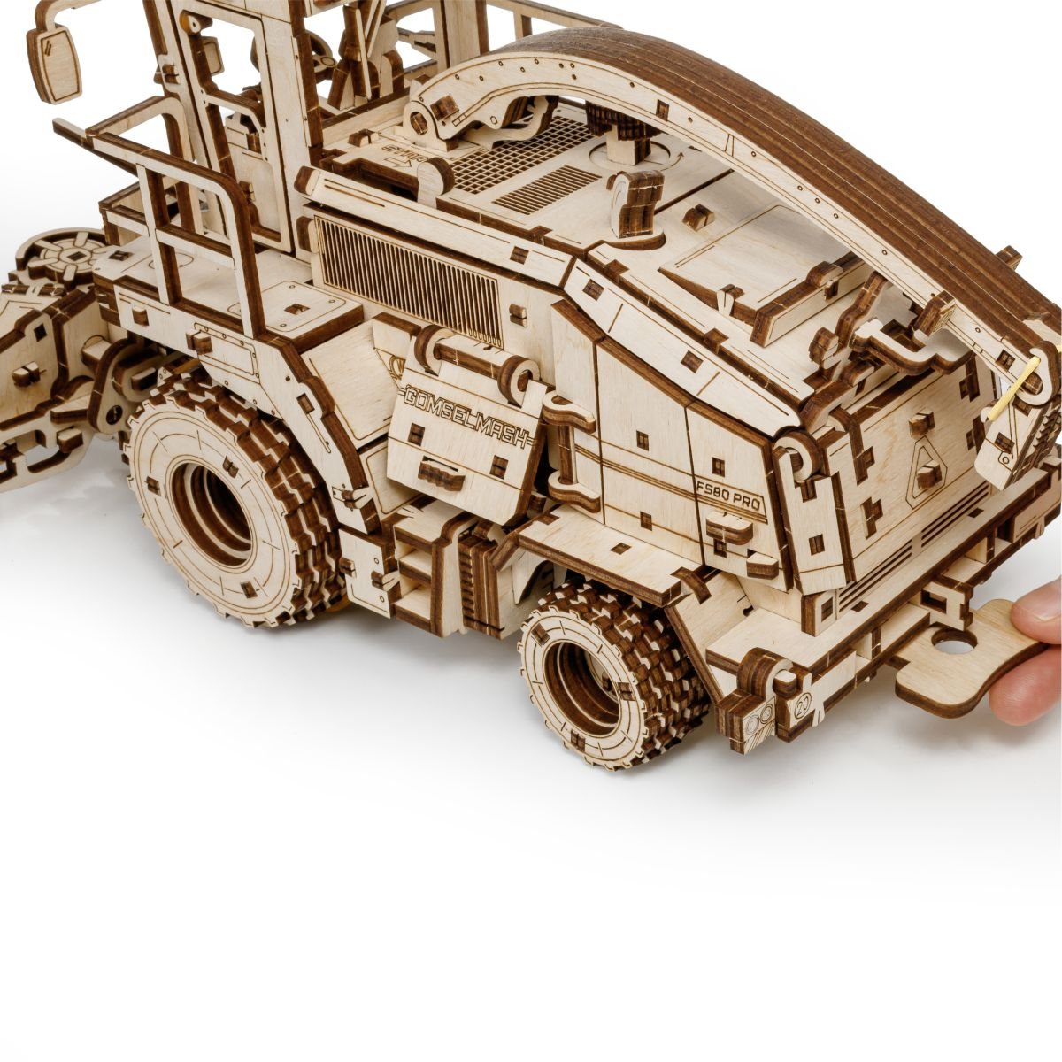 3D Wooden Model Kit | Harvester FS80 (BEW014e) – Wooden constructors | Varvikas.Shop