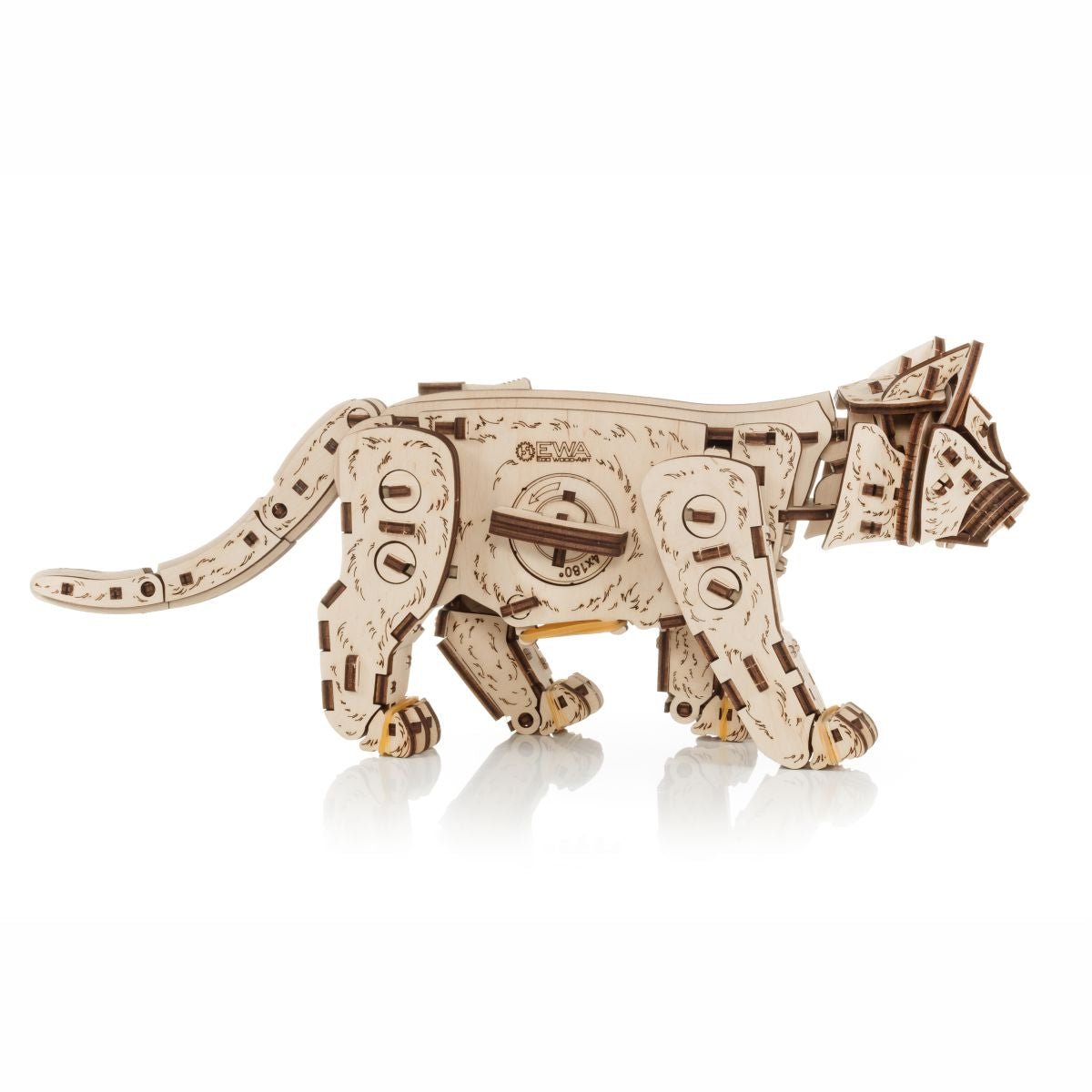 3D Wooden Model Kit | Kitten (BEW003e) – Wooden constructors | Varvikas.Shop