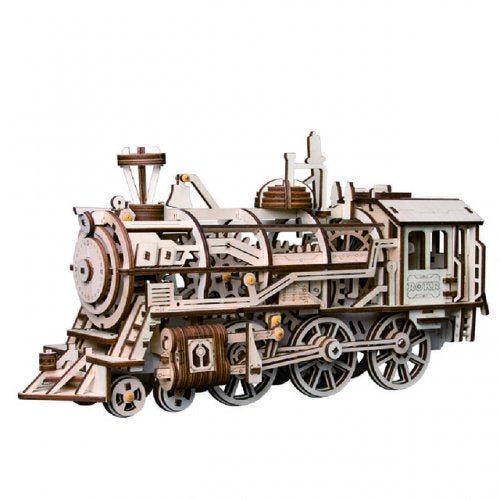 3D Wooden Model Kit | Locomotive (RK001e) – Wooden constructors | Varvikas.Shop