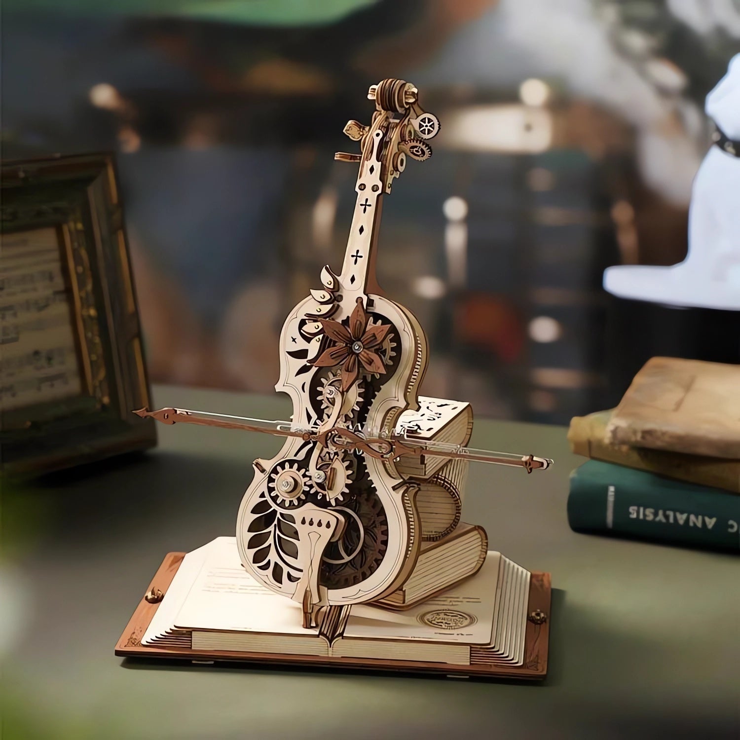 3D Wooden Model Kit | Magic Cello (RK018e) – Wooden constructors | Varvikas.Shop