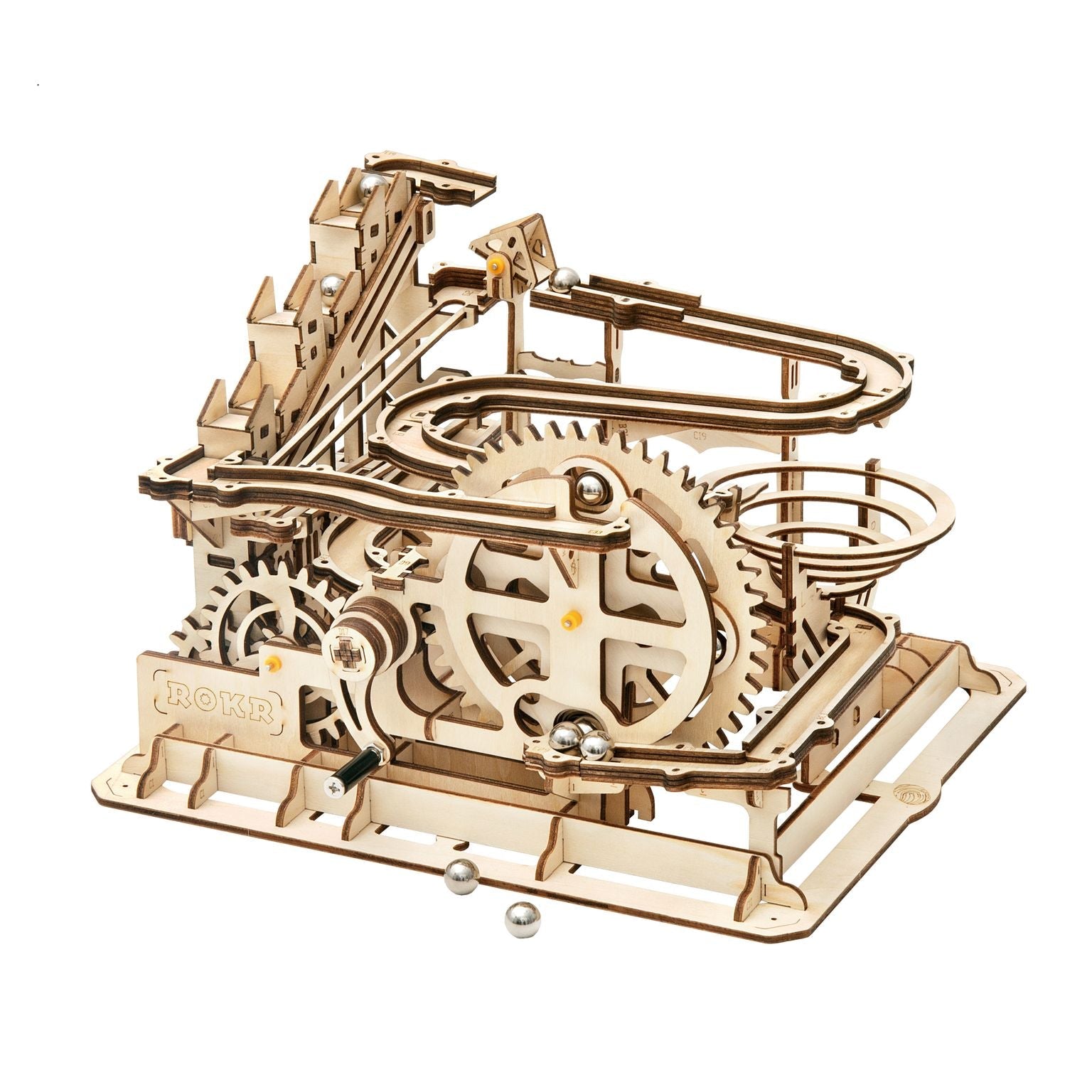 3D Wooden Model Kit | Marble Parkour (RK012e) – Wooden constructors | Varvikas.Shop