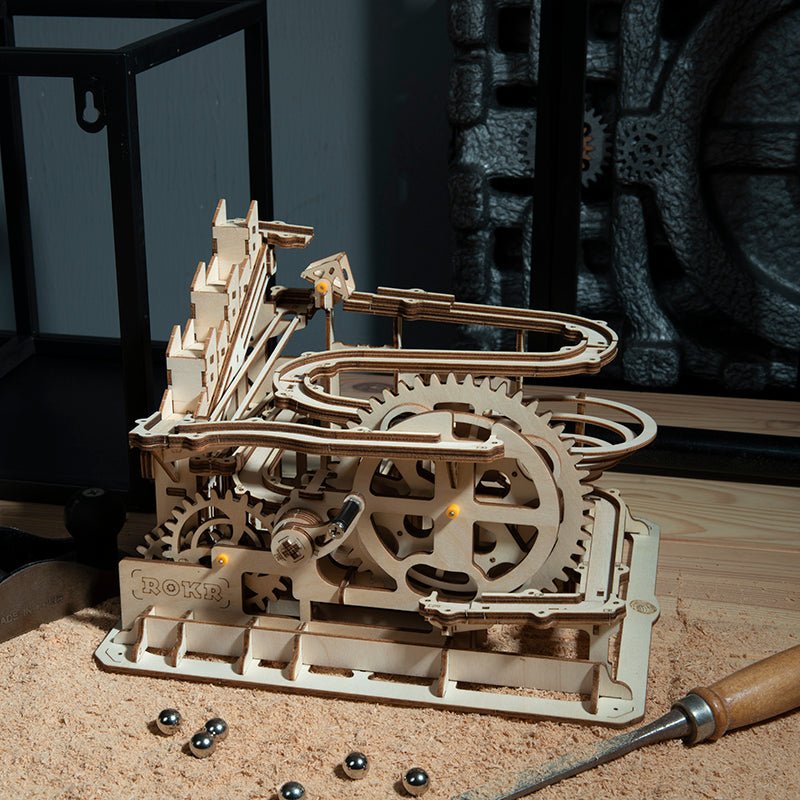 3D Wooden Model Kit | Marble Parkour (RK012e) – Wooden constructors | Varvikas.Shop