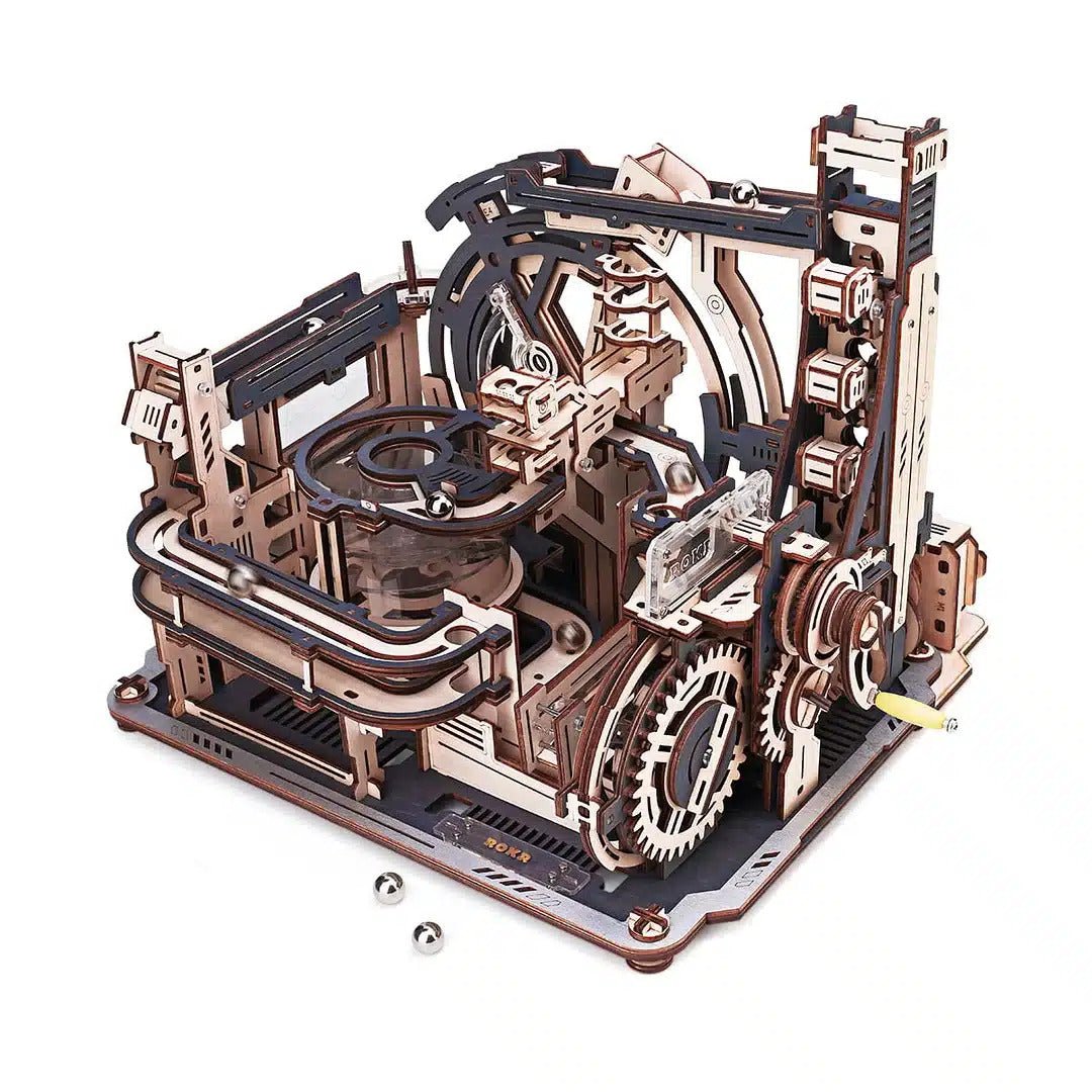 3D Wooden Model Kit | Marble Spaceport (RK025e) – Wooden constructors | Varvikas.Shop