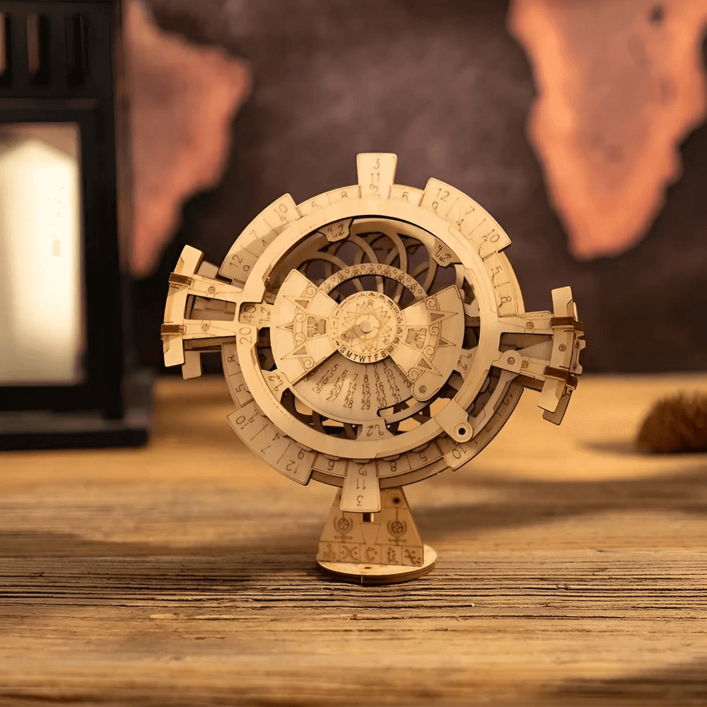 3D Wooden Model Kit | Perpetual Calendar (RK015e) – Wooden constructors | Varvikas.Shop