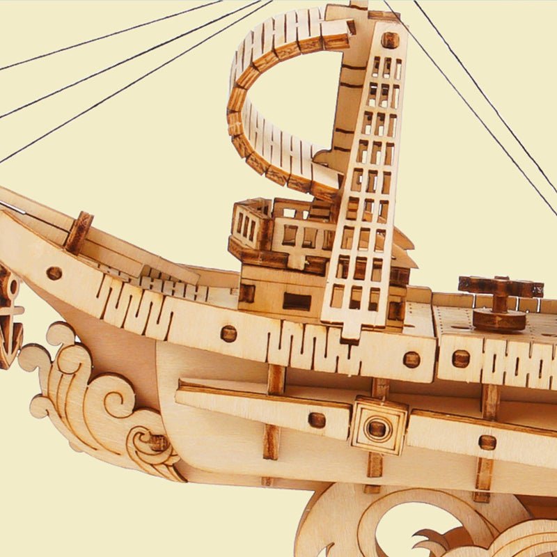 3D Wooden Model Kit | Sailing Ship (RA005e) – Wooden constructors | Varvikas.Shop