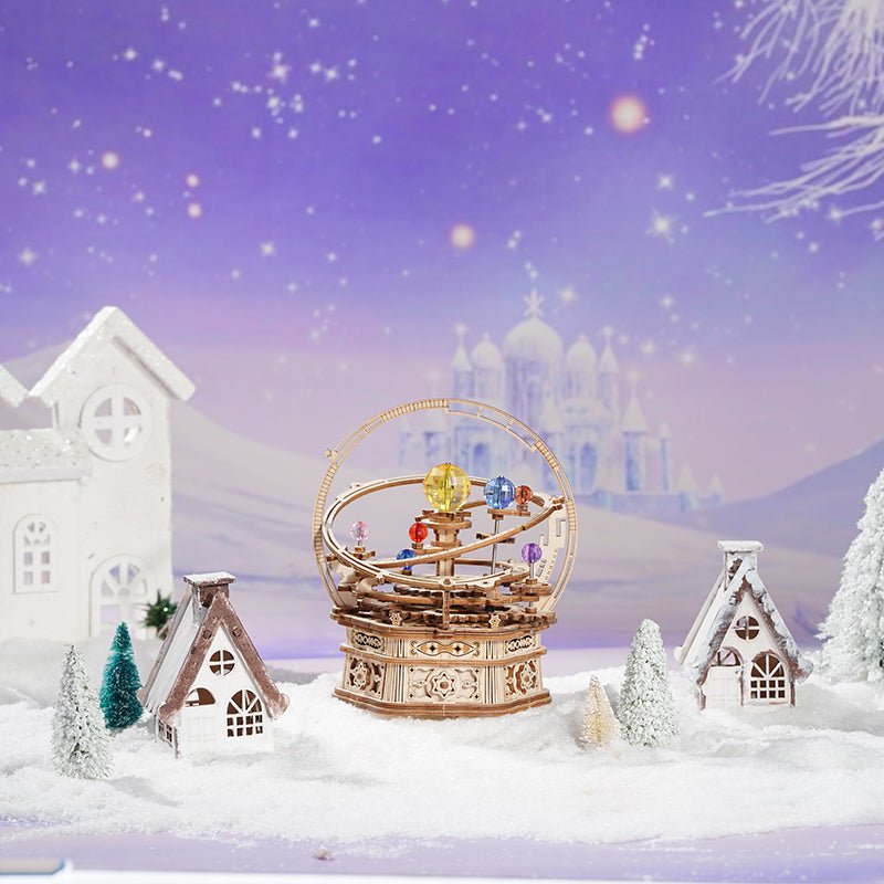 3D Wooden Model Kit | Starry Night (RK017e) – Wooden constructors | Varvikas.Shop