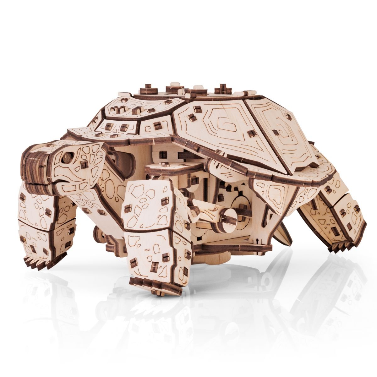 3D Wooden Model Kit | Turtle (BEW008e) – Wooden constructors | Varvikas.Shop