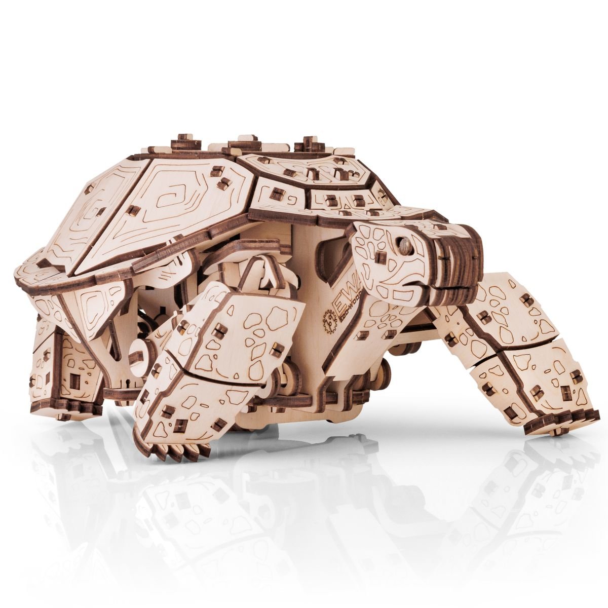 3D Wooden Model Kit | Turtle (BEW008e) – Wooden constructors | Varvikas.Shop