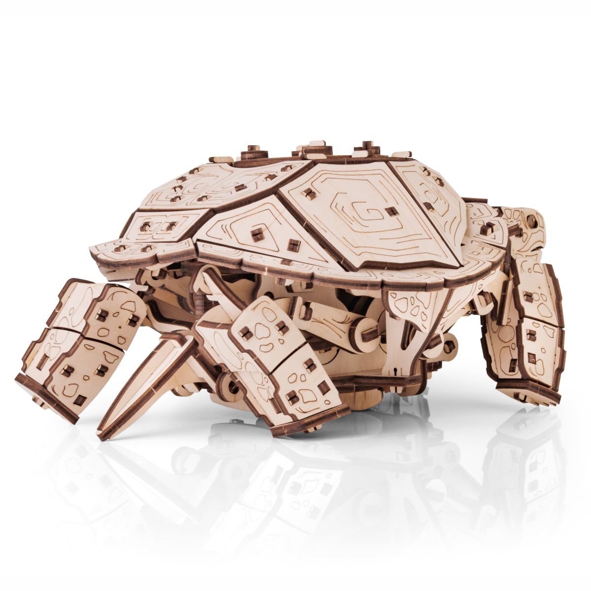 3D Wooden Model Kit | Turtle (BEW008e) – Wooden constructors | Varvikas.Shop