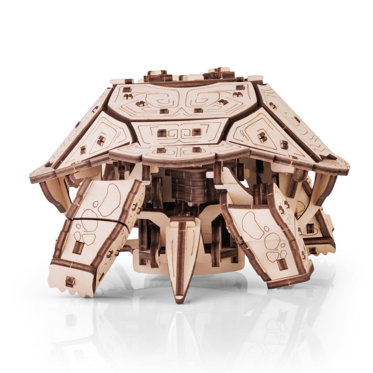 3D Wooden Model Kit | Turtle (BEW008e) – Wooden constructors | Varvikas.Shop