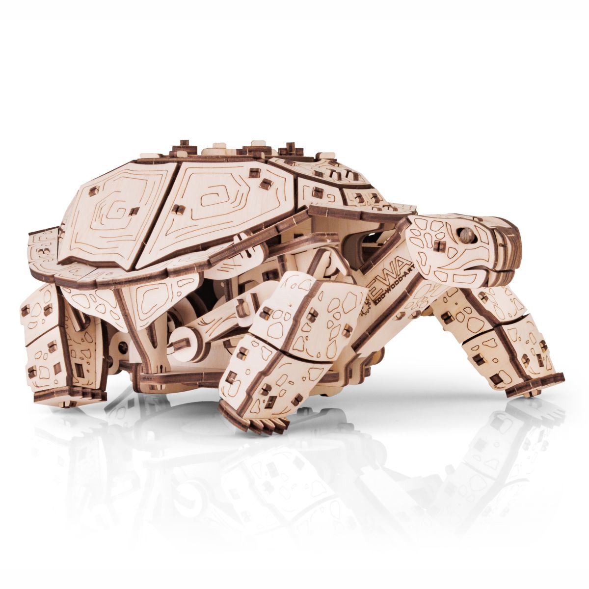 3D Wooden Model Kit | Turtle (BEW008e) – Wooden constructors | Varvikas.Shop