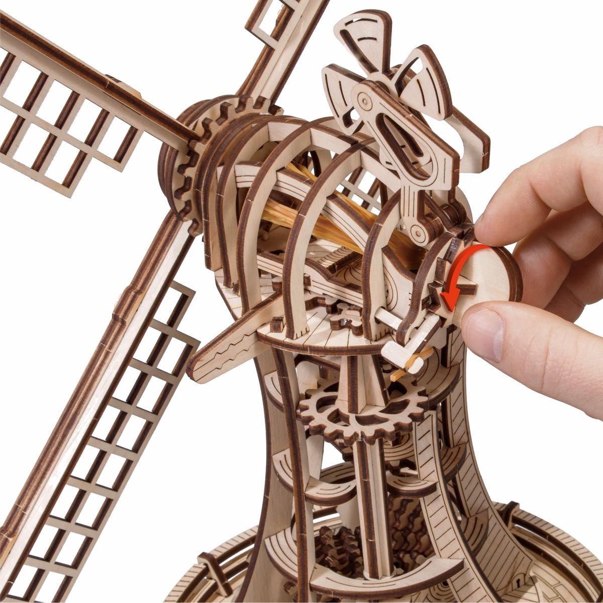 3D Wooden Model Kit | Windmill (BEW006e) – Wooden constructors | Varvikas.Shop