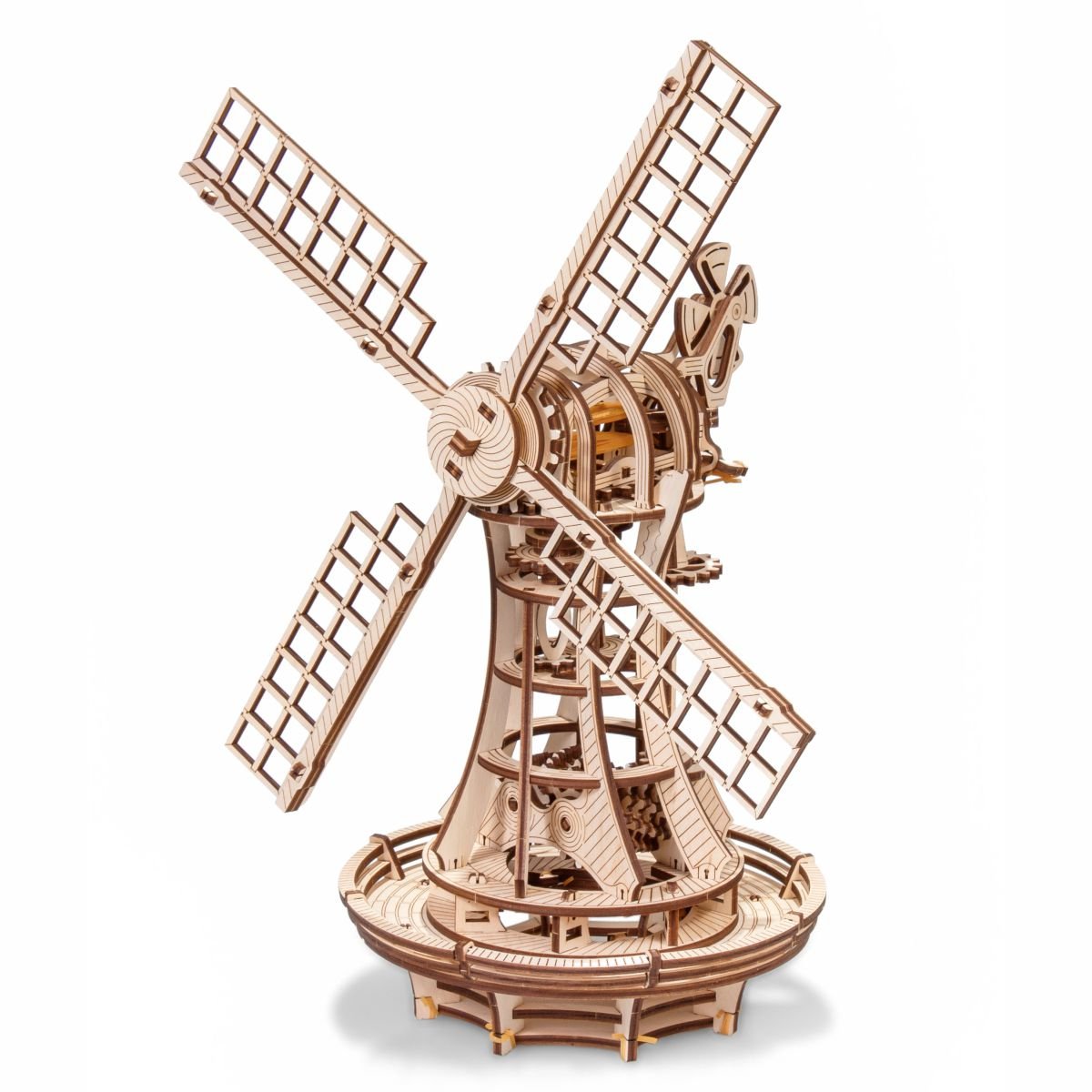3D Wooden Model Kit | Windmill (BEW006e) – Wooden constructors | Varvikas.Shop
