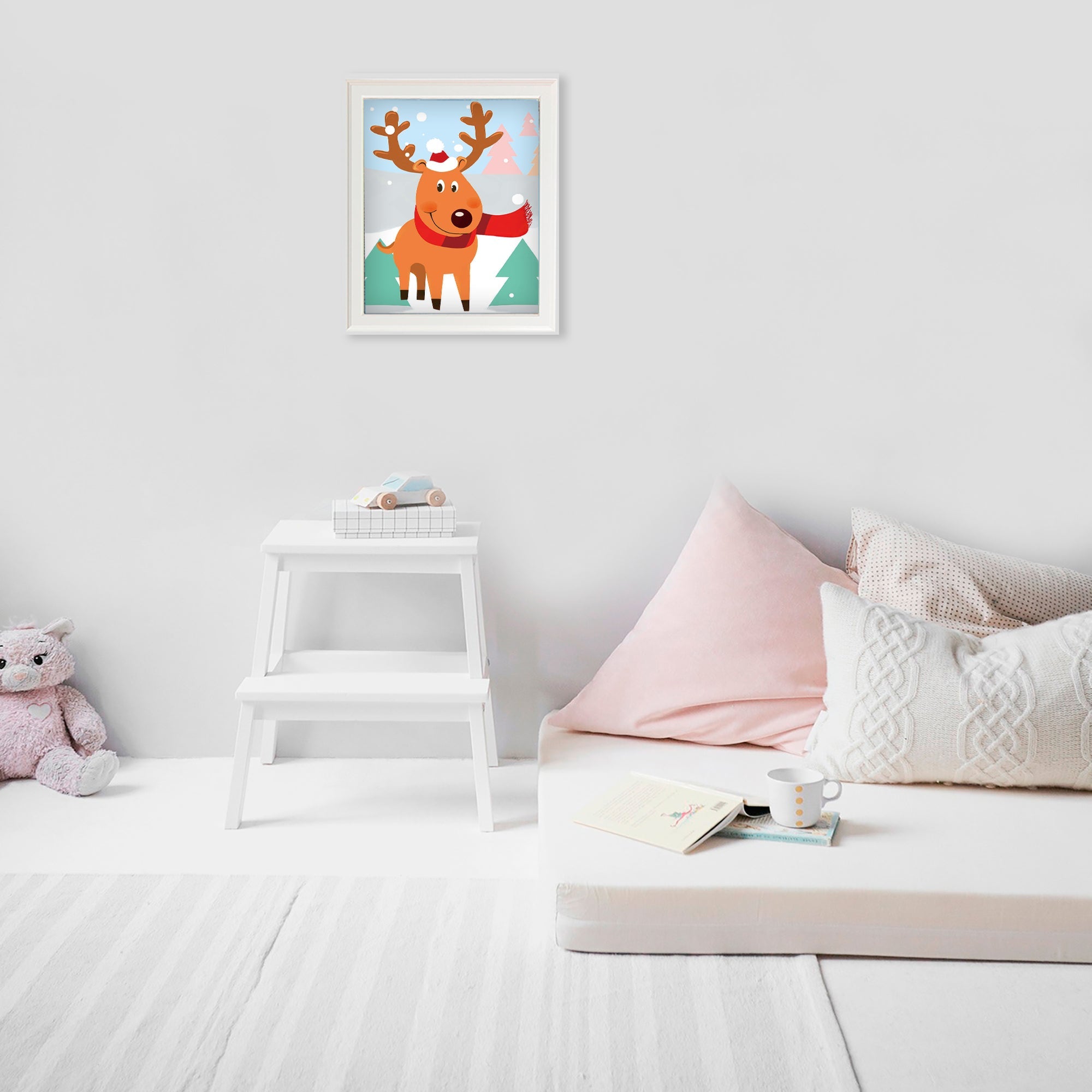 5D Diamond Painting 17х22 cm | Christmas Deer (X018e) – Diamond painting | Varvikas.Shop
