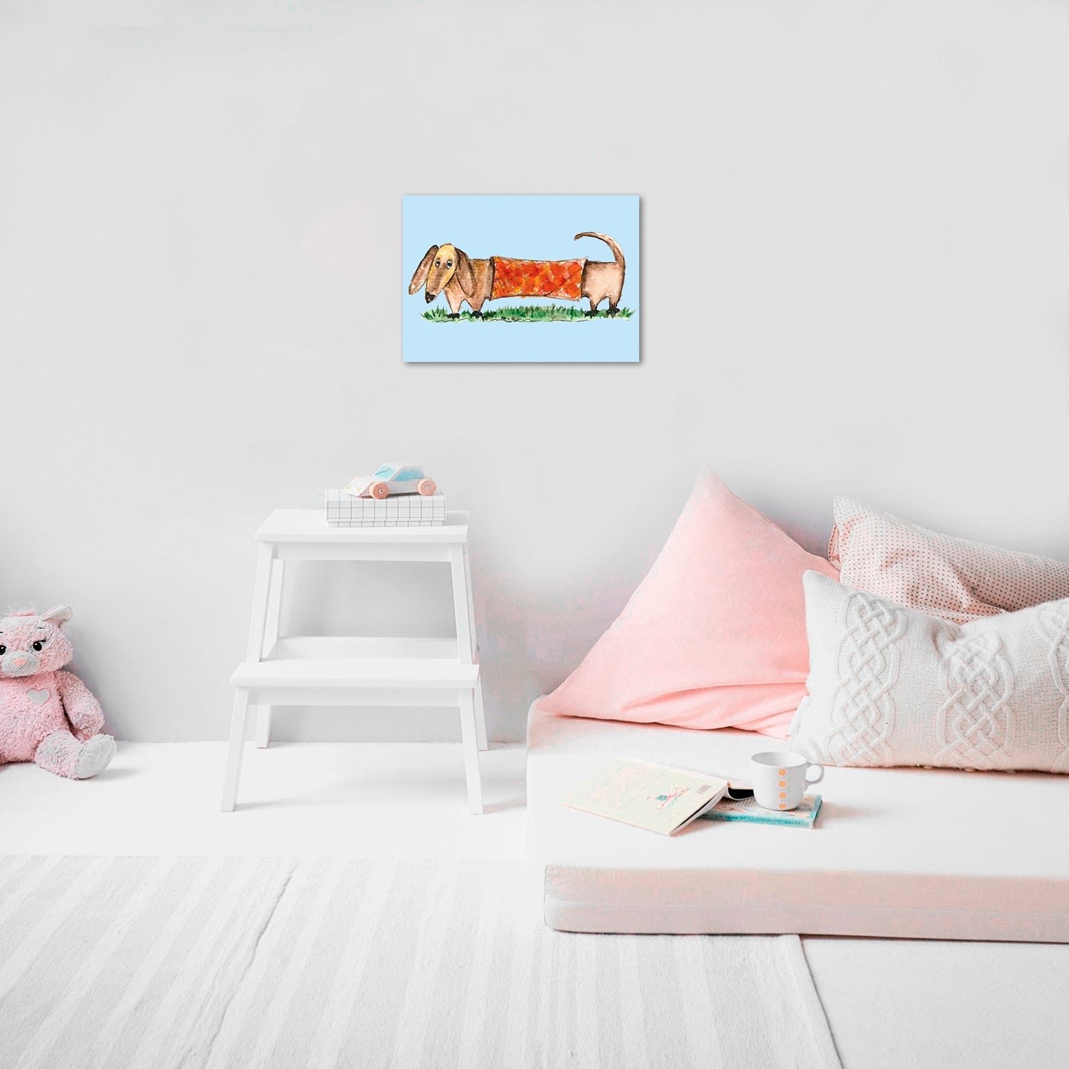 5D Diamond Painting 17х22 cm | Dachshund Lilo (X001e) – Diamond painting | Varvikas.Shop