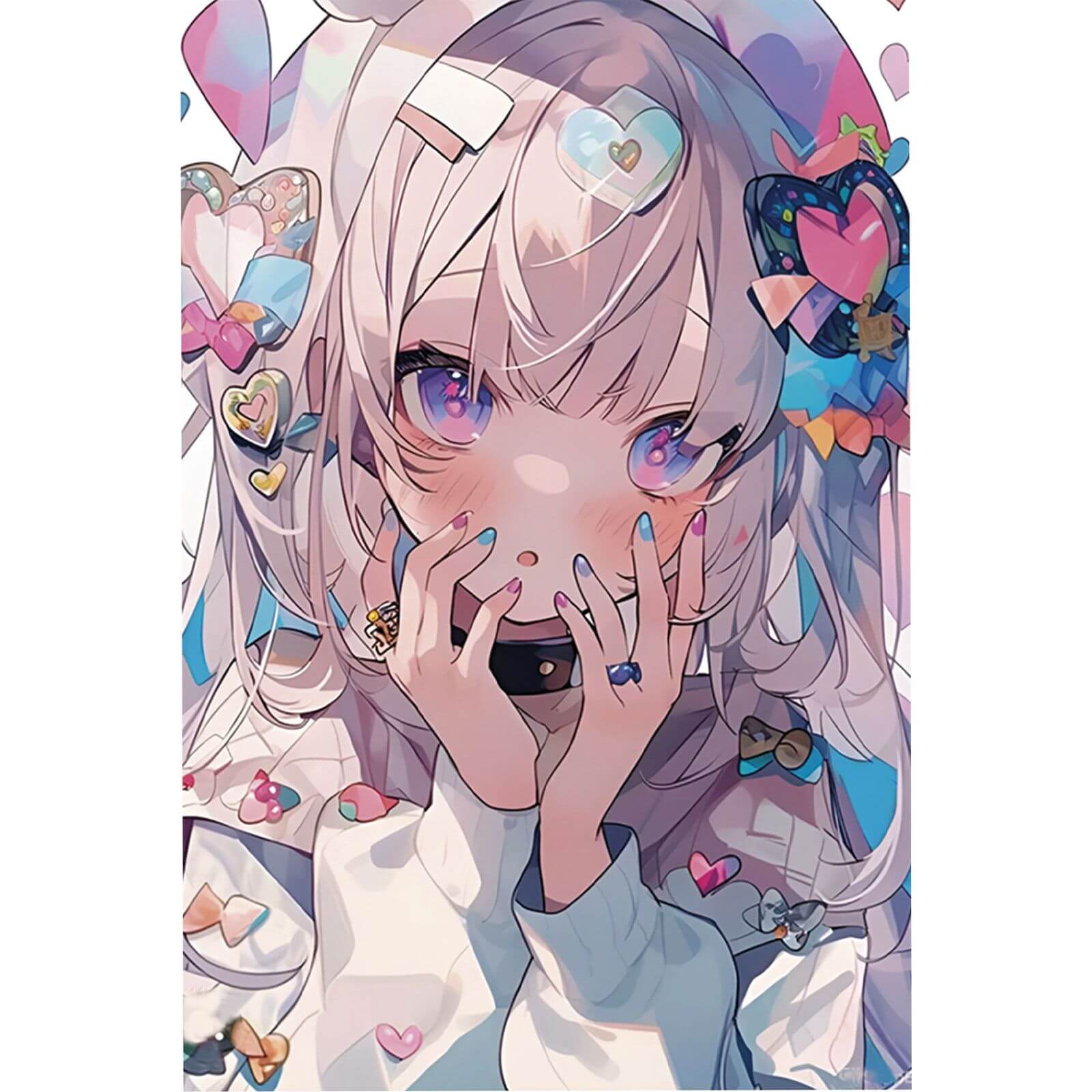 5D Diamond Painting 20x30 cm | Anime girl (LC061e) – Diamond painting | Varvikas.Shop