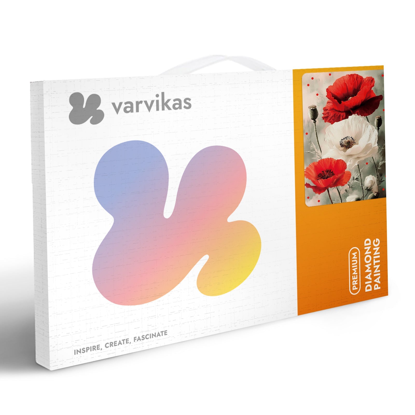 5D Diamond Painting 20x30 cm | Blooming Poppies (LC063e) – Diamond painting | Varvikas.Shop