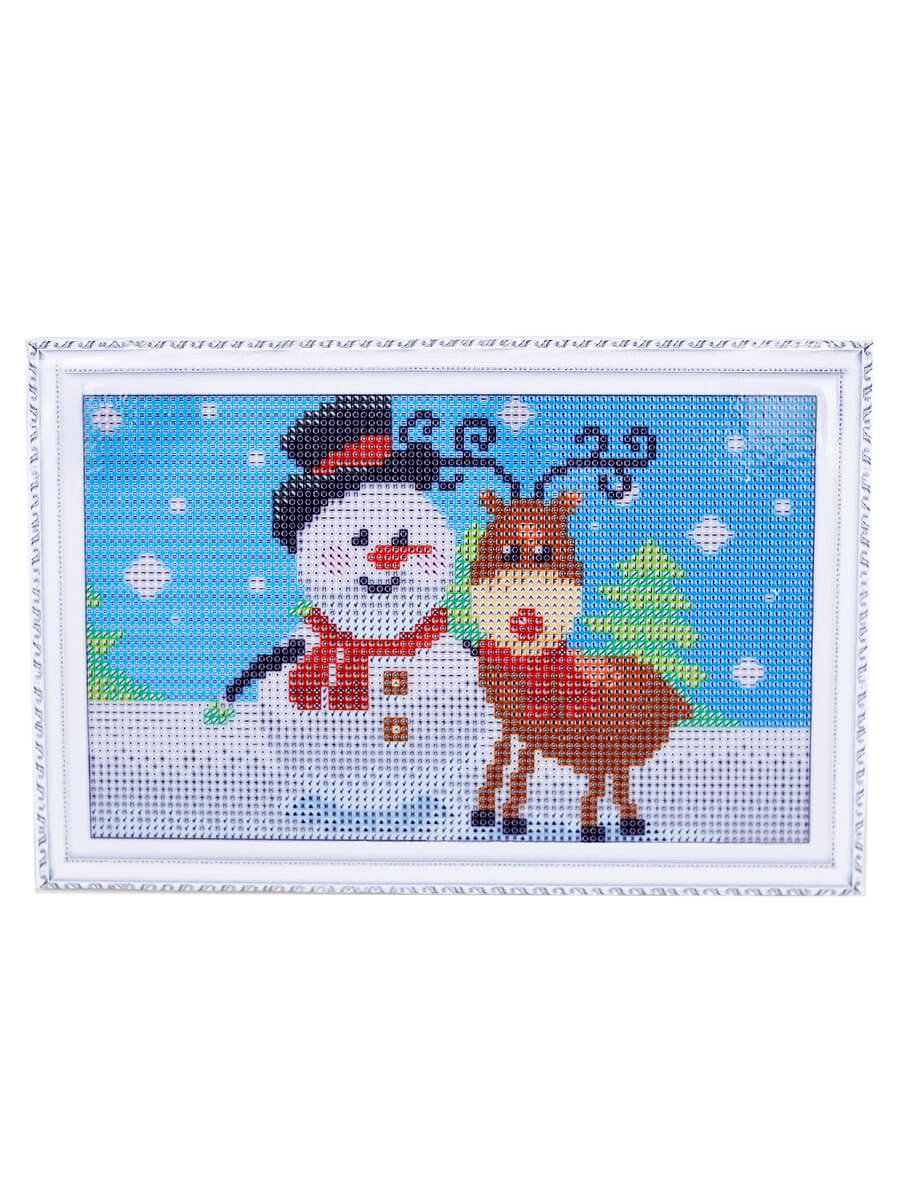 5D Diamond Painting 20x30 cm | Christmas friends (LC019e) – Diamond painting | Varvikas.Shop